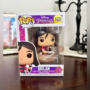 Funko Pop Disney Princess Mulan #1020 With Pop Protector